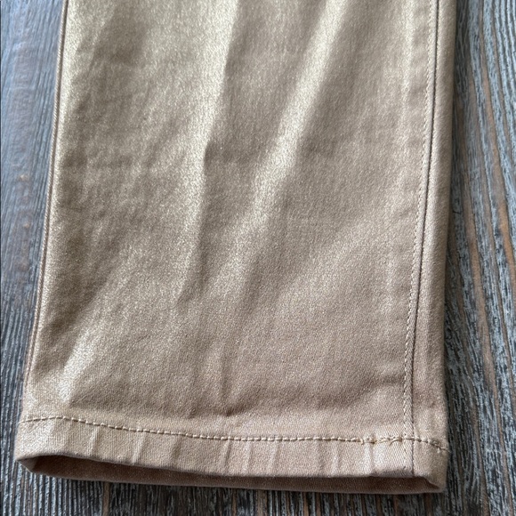 🌴 Lilly Pulitzer GOLD Eagan High Rise Super Sparkly Gold Metallic Pants NWT 16 - Picture 6 of 14